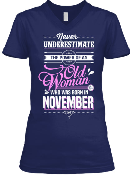 Born In November. Perfect Birthday Gift for Women