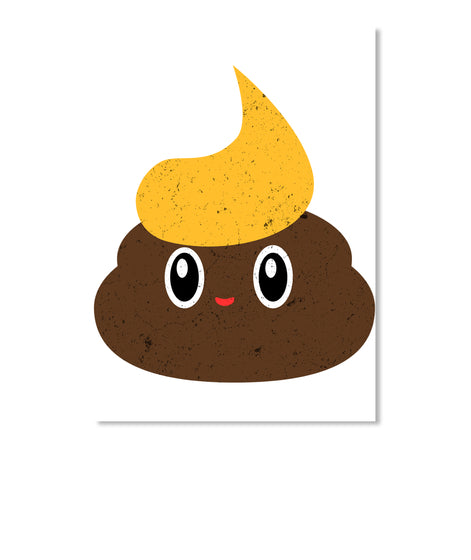 Funny Anti Trump Shirt Poop Trump Emoji