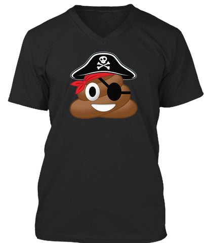 Pirate Poop Emoji Funny Halloween TShirt
