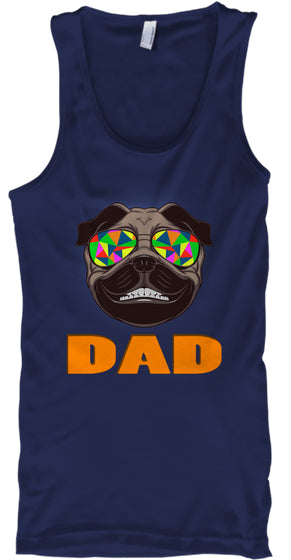 Funny Pug Smiling Dad