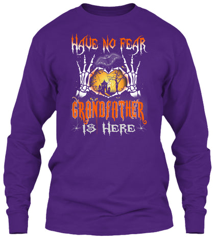 Halloween T Shirt Grandfather is Here