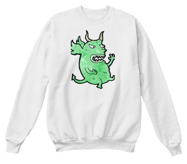 cartoon funny little monster