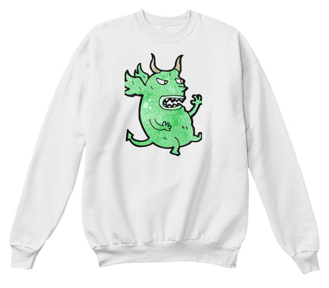 cartoon funny little monster