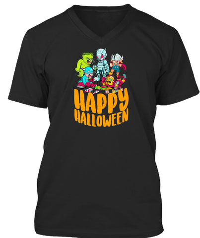 HAPPY HALLOWEEN T SHIRT SUPER HERO FUNNY