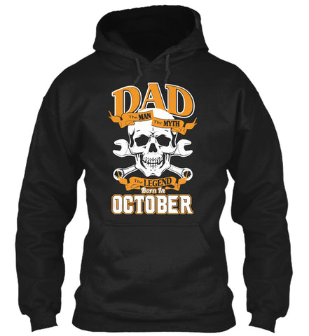 DAD - LEGEND BORN IN OCTOBER T-SHIRT