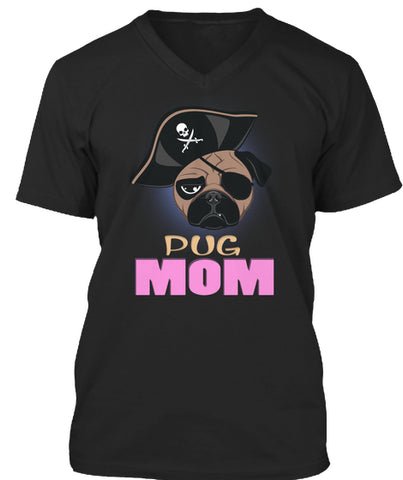 Funny Pug Mom Pirate Hat