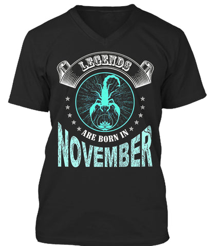 NOVEMBER BIRTHDAY T SHIRT