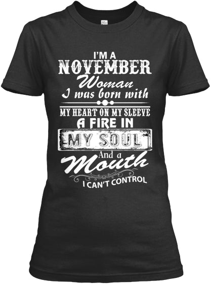 I'm A November Woman