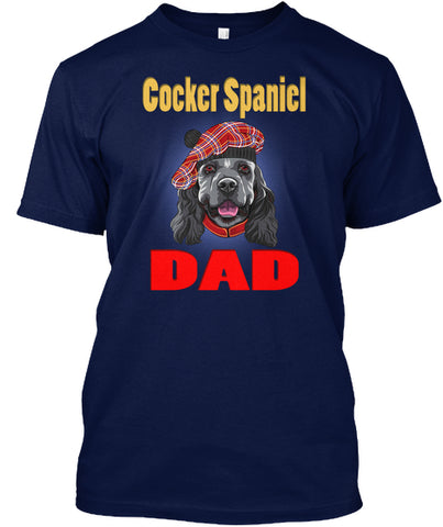 Funny Smiling Dog Dad American Cocker Sp