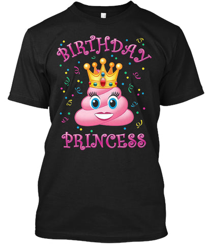 POOP EMOJI BIRTHDAY PRINCESS GIRLS