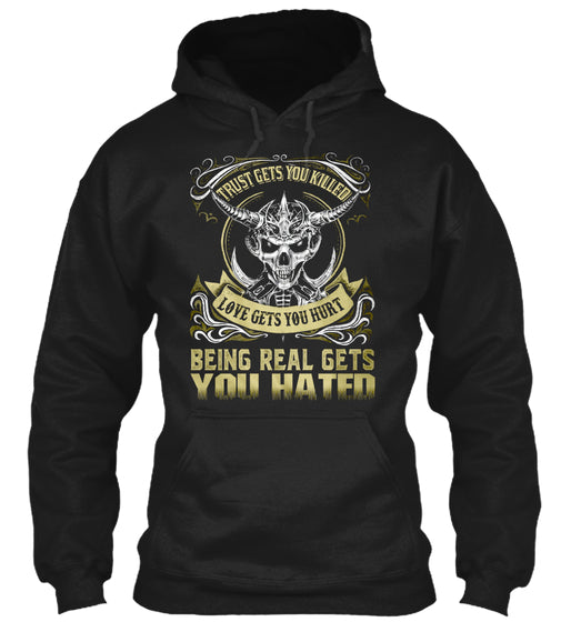 SKULL T-SHIRT BEING REAL AWESOME