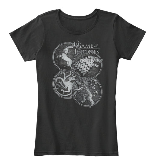 Game of Throness House Symbols T-Shirt