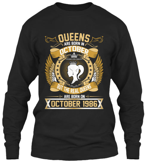 QUEENS ARE BORN IN OCTOBER T Shirt