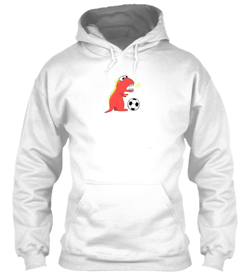 Funny Cartoon Dinosaur Soccer Shirt