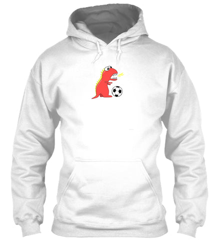 Funny Cartoon Dinosaur Soccer Shirt