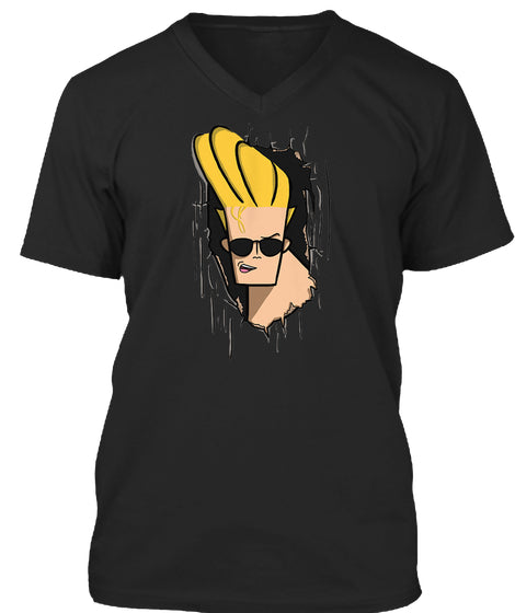 JOHNNY BRAVO CARTOON SHIRT FUNNY