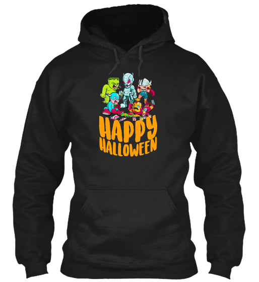 HAPPY HALLOWEEN T SHIRT SUPER HERO FUNNY
