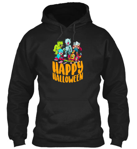 HAPPY HALLOWEEN T SHIRT SUPER HERO FUNNY