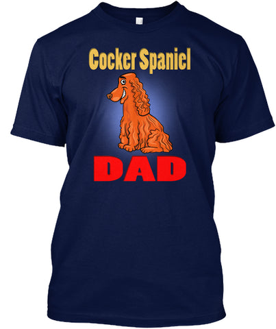 Funny Purebred Cocker Spaniel Dog Dad