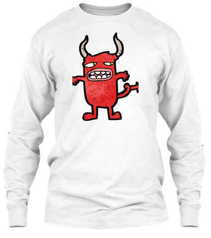 cartoon funny little monster