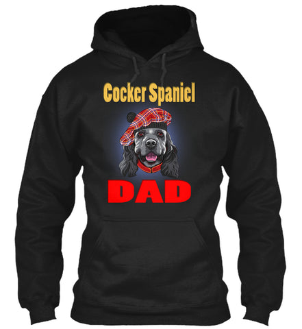 Funny Smiling Dog Dad American Cocker Sp
