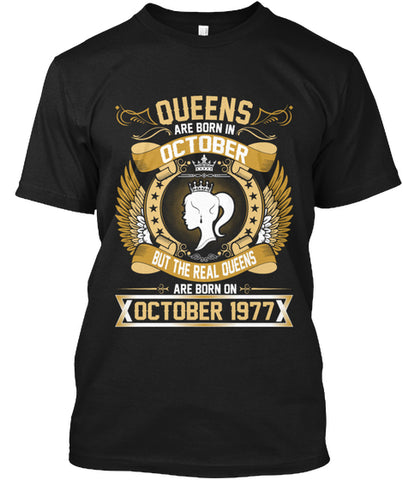 QUEENS ARE BORN IN OCTOBER T Shirt