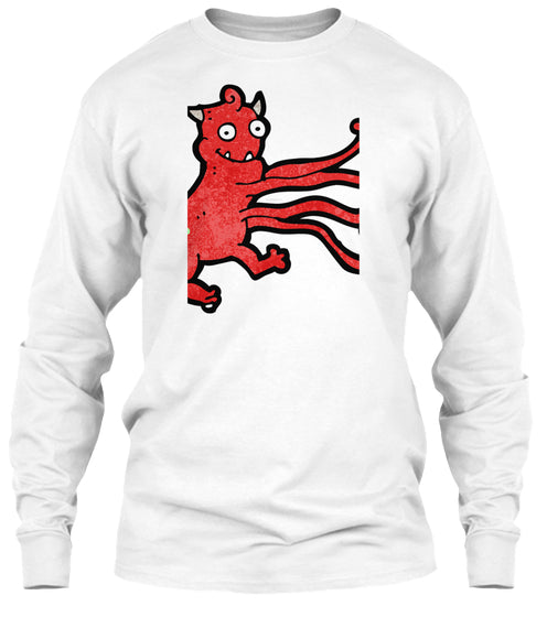 cartoon funny little monster