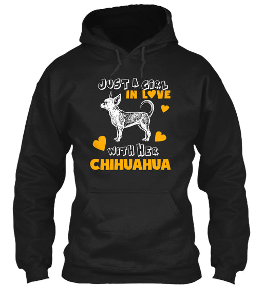 Funny Pet Tee Love With Her Chihuahua
