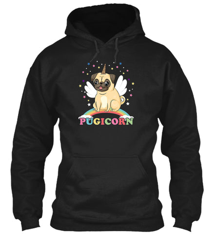Funny Pet Tees Pugicorn T Shirt
