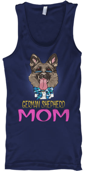 Funny Hipster Dog German Shepherd Mom