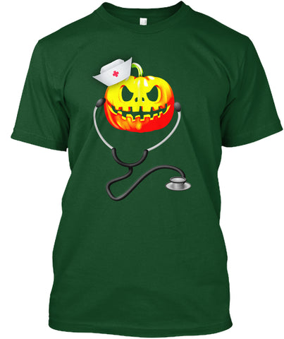 HALLOWEEN t shirt _ NURSE PUMPKIN