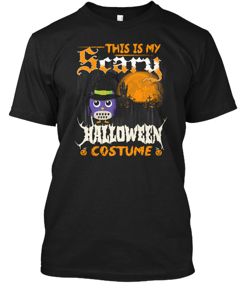 My Scary Halloween Costume T Shirts _ Witch Bird