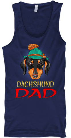 Funny Hipster Dog Dachshund Dad