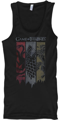 Game of Throness House Banners T-shirt