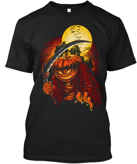 Halloween Pumpkins Tee _ Devil Pumpkin