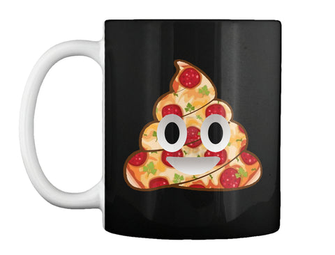 Pizza Emoji poop Smile T Shirt