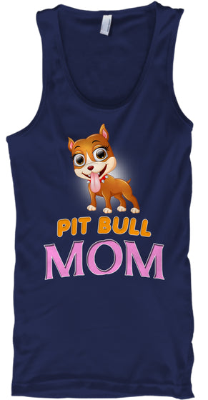 Funny Pit Bull Mom
