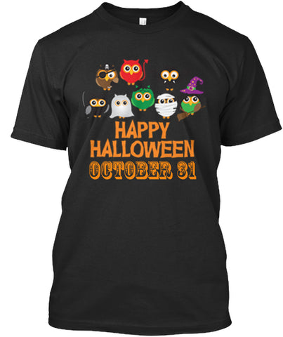 Happy Halloween 2 October T-Shirt 100%