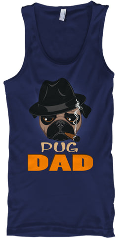 Funny Pug Dad With Cigar