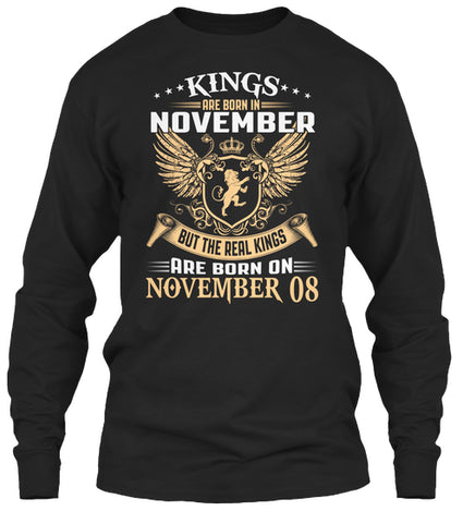 Kings Are Born On November 08 Birthday