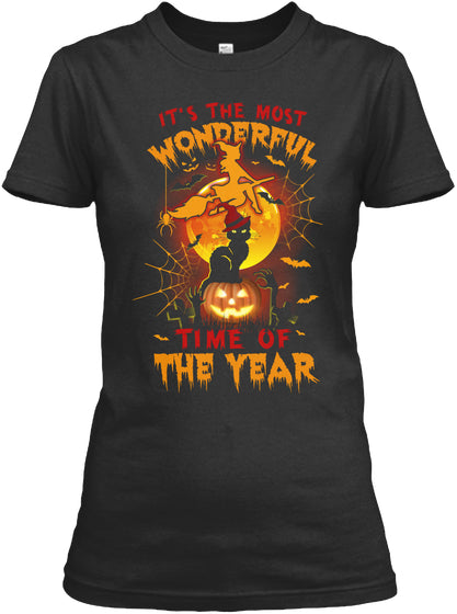 Halloween Cat It's Wonderful Time
