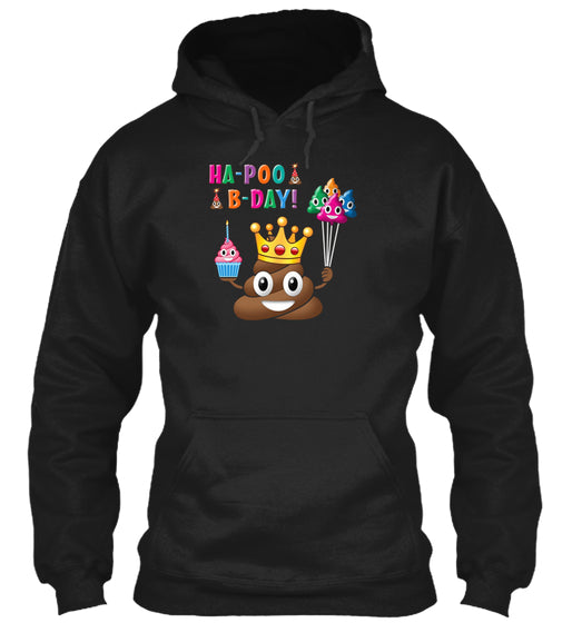 Poop Emoji Ha-Poo B-day Funny