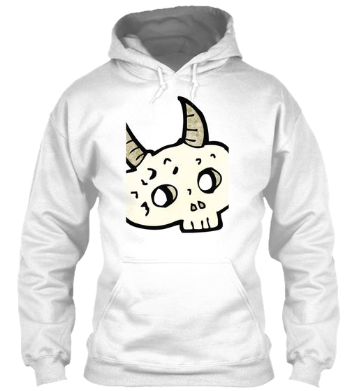 funny cartoon skull