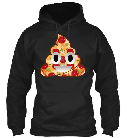 Pizza Emoji poop Smile T Shirt