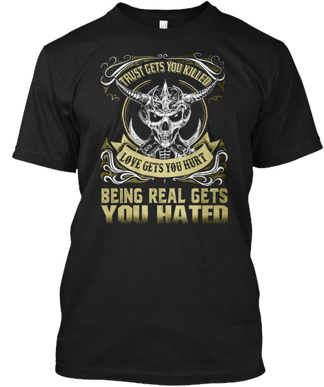 SKULL T-SHIRT BEING REAL AWESOME