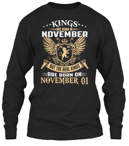 Kings Are Born On November 01 Birthday