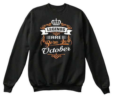 Legends are born in October T-shirt