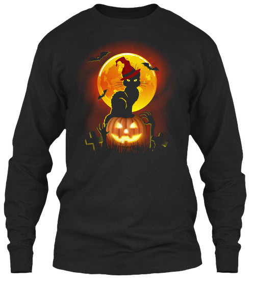 Happy Halloween Cat T Shirt