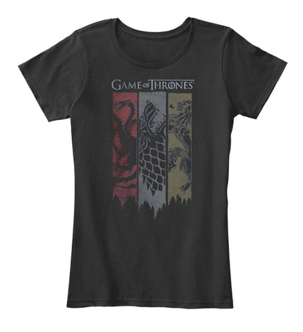 Game of Throness House Banners T-shirt