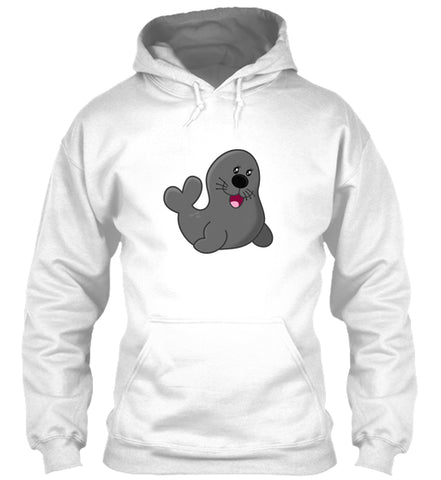 A funny cartoon seal art